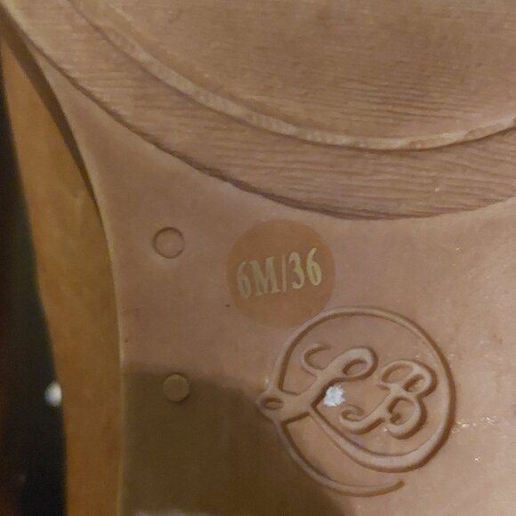 Lucky Brand Brown Leather Booties Sz 6M - Picture 5 of 8